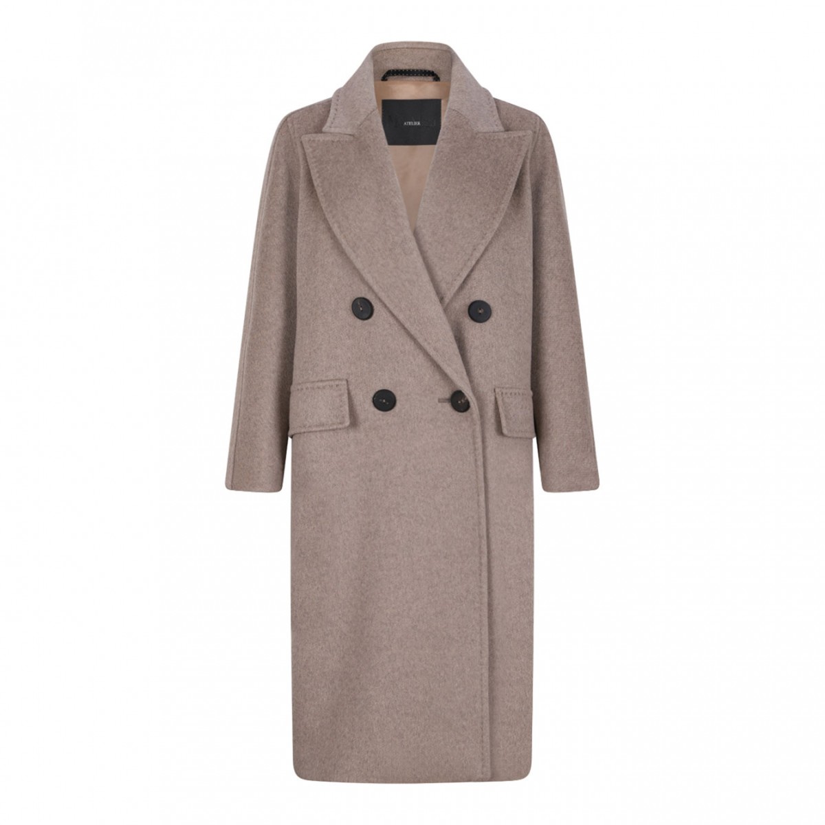 Dove Oversized Coat In Cashmere