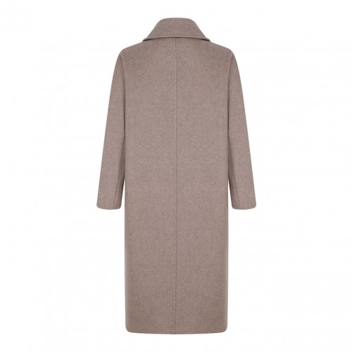 Dove Oversized Coat In Cashmere 2