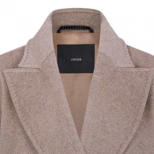 Dove Oversized Coat In Cashmere