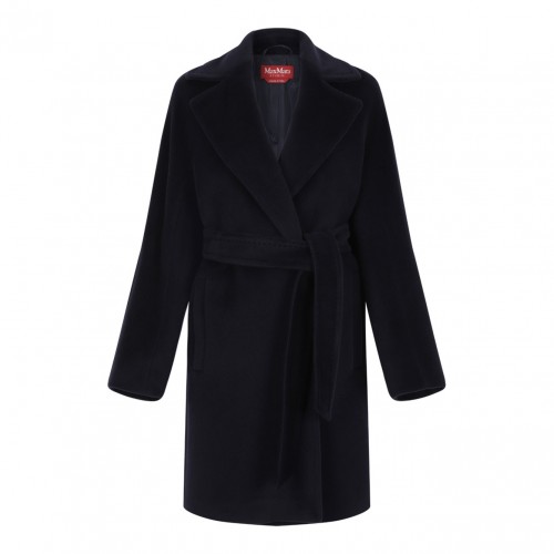 Blue Beaver Wool Dressing Gown Coat