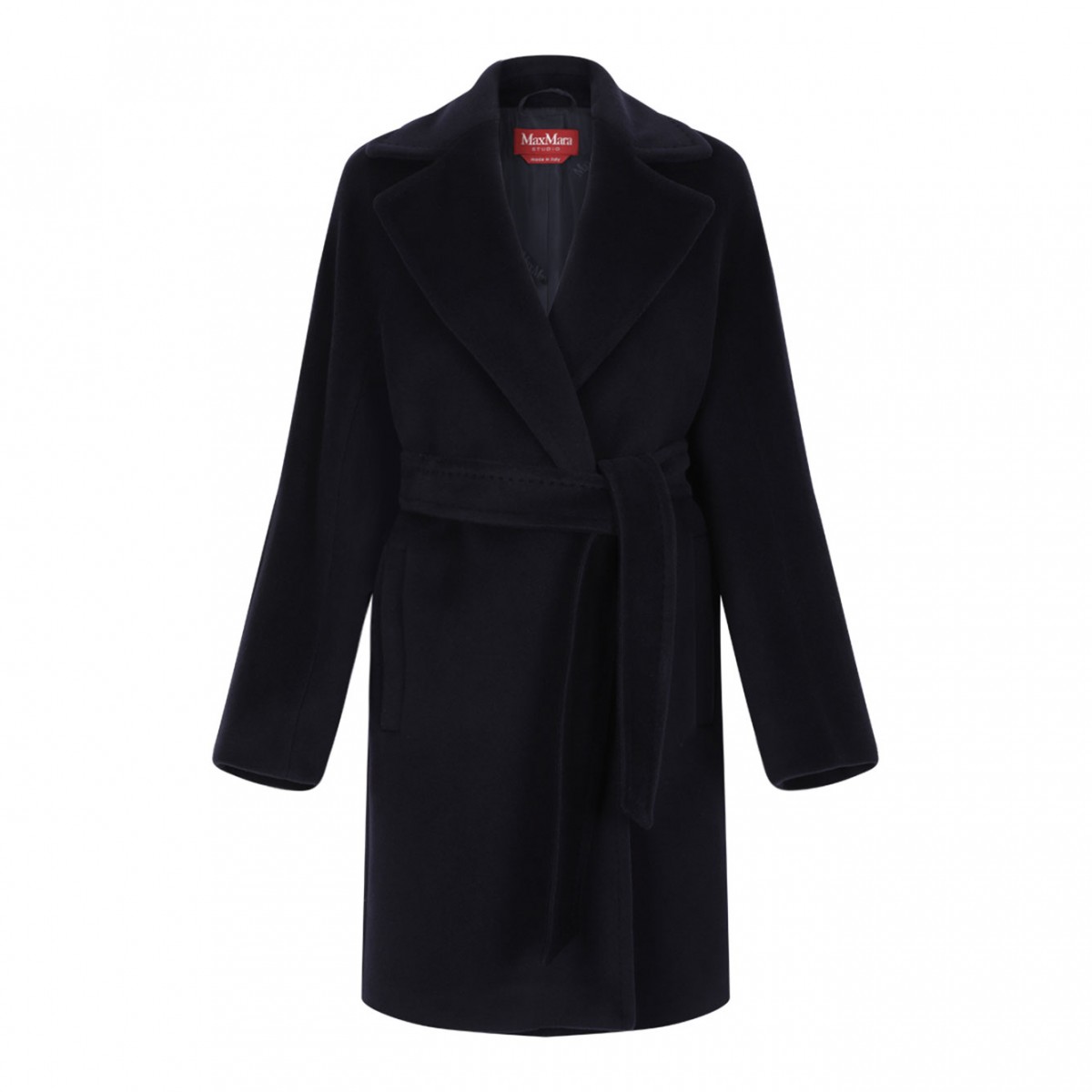Blue Beaver Wool Dressing Gown Coat