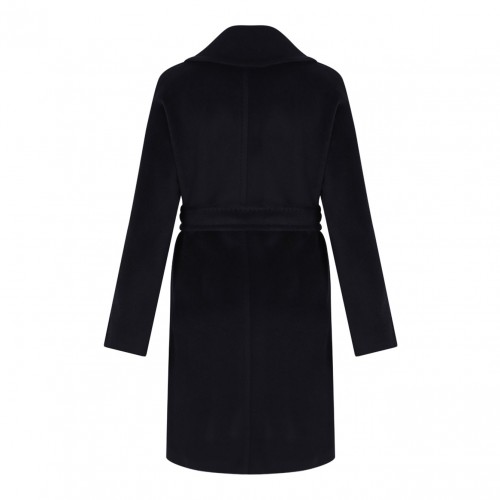 Blue Beaver Wool Dressing Gown Coat