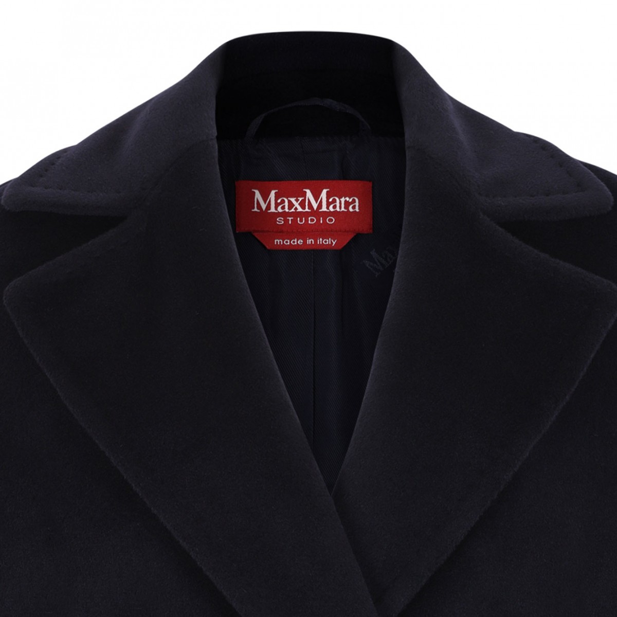 Blue Beaver Wool Dressing Gown Coat