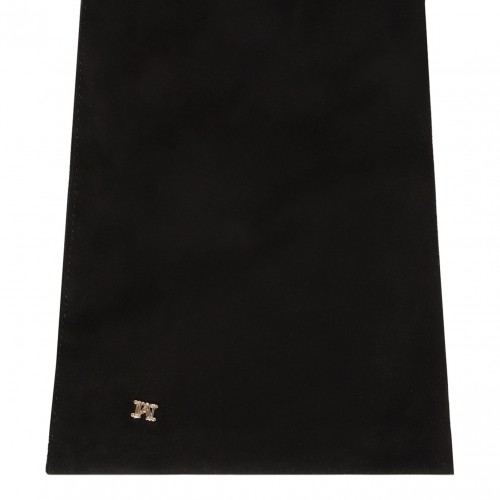 Black Long Suede Nappa Gloves