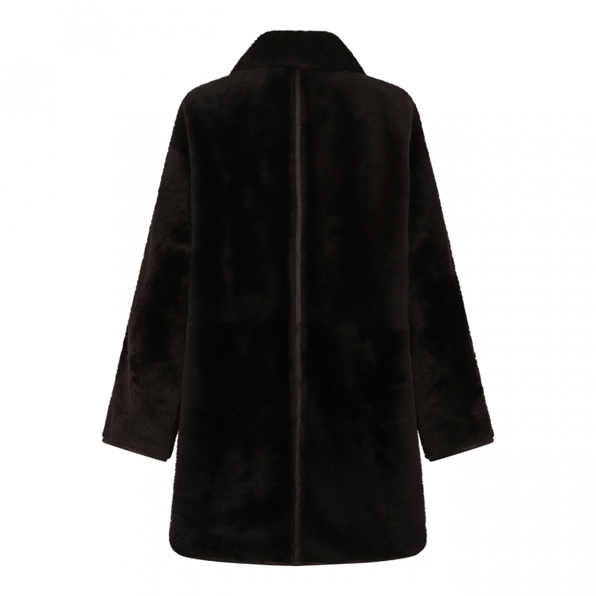Brown Reversible Sheepskin Coat