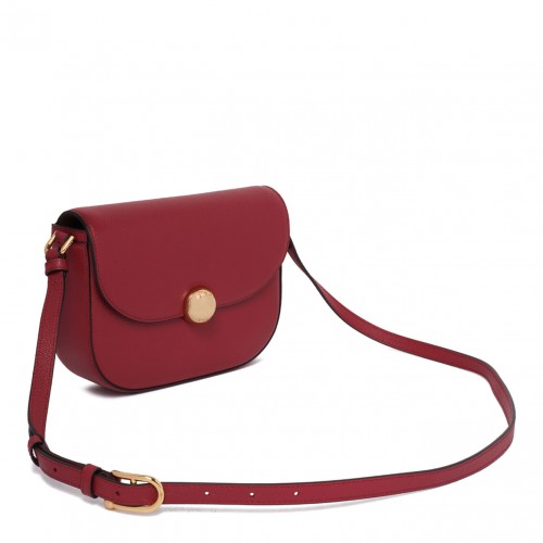 Cherry Curved-Flap Crossbody Bag