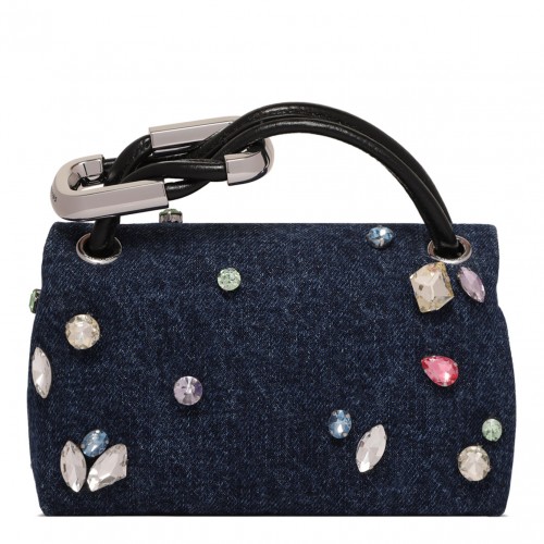 Jewelled Denim Small Bag 2