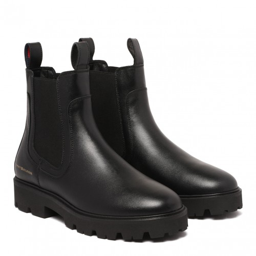 Black Leather Chelsea Boots 2