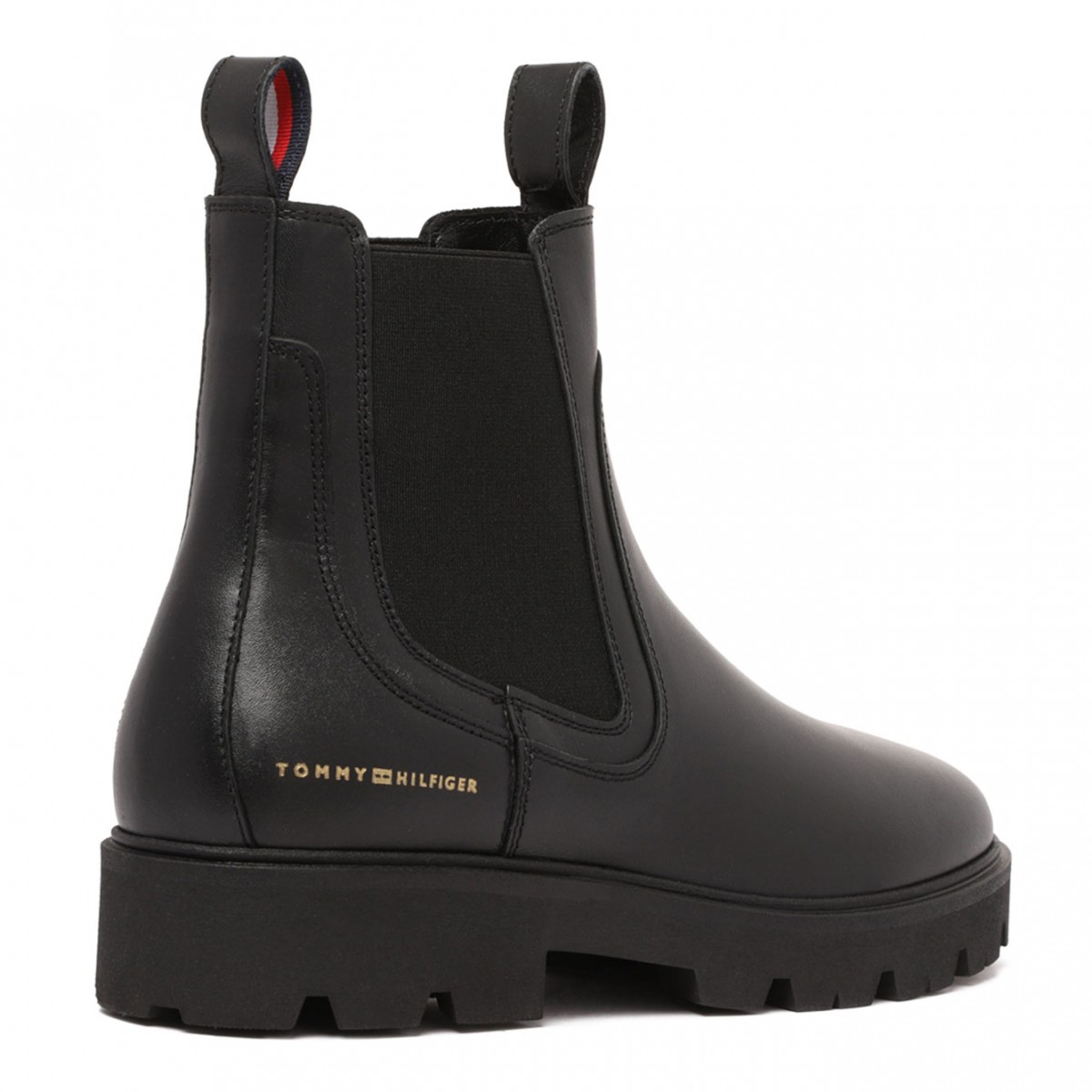 Black Leather Chelsea Boots