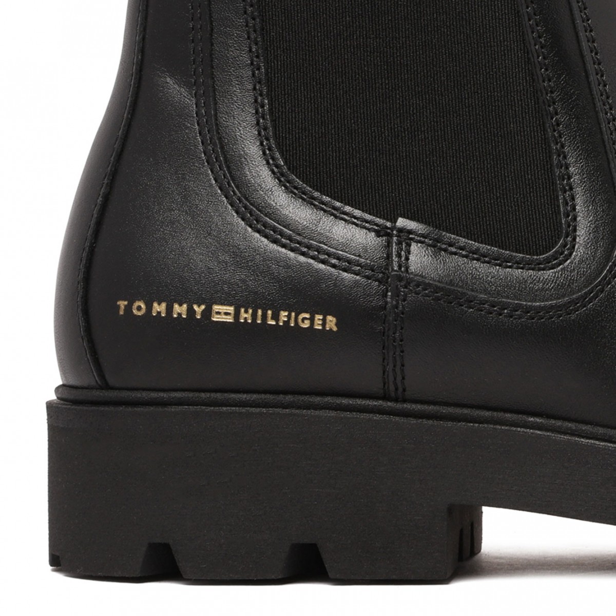 Black Leather Chelsea Boots