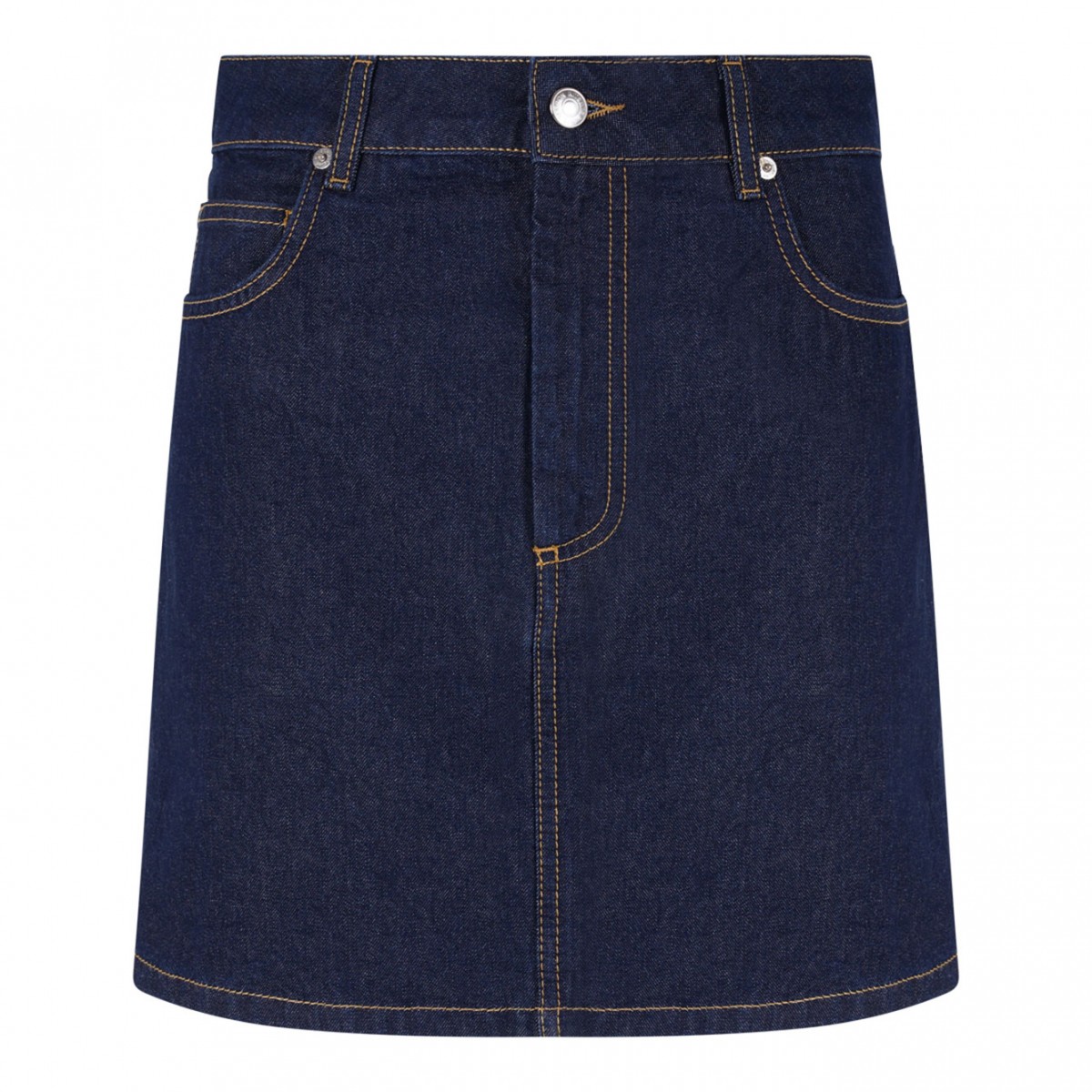 Indigo Japanese Denim Mini Skirt