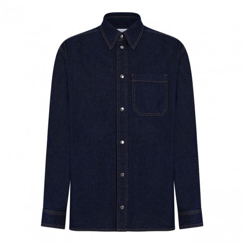 Indigo Blue Oversized Shirt