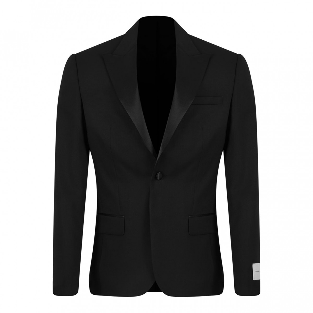 Black Wool Tailored Suits