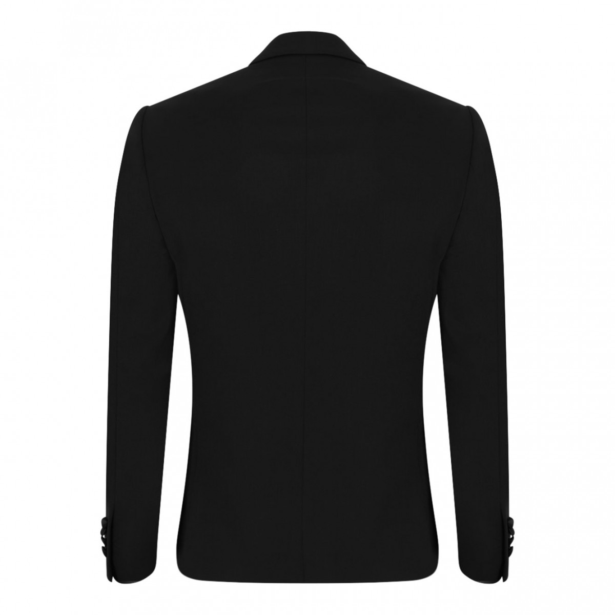 Black Wool Tailored Suits