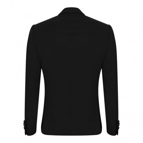 Black Wool Tailored Suits