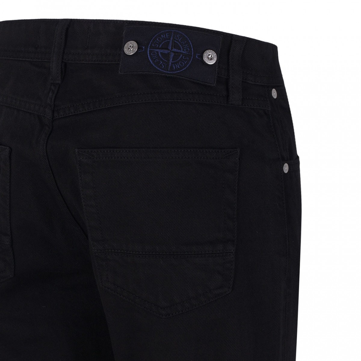 Black Five Pocket Jeans