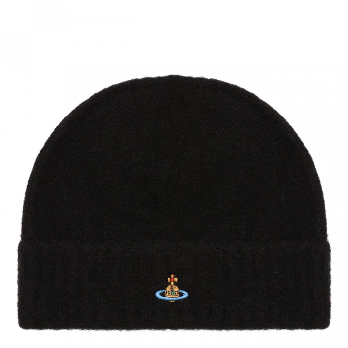 Black Fluffy Beanie