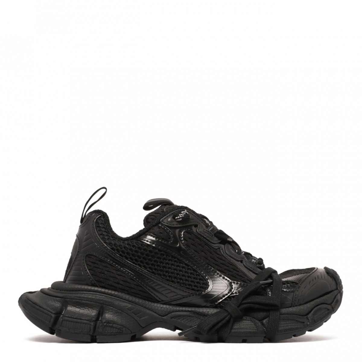 Black 3XL Sneakers With Inserts