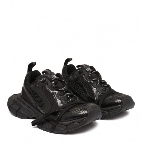 Black 3XL Sneakers With Inserts