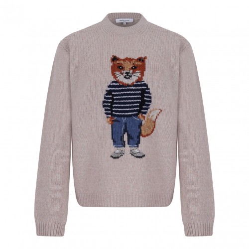 Long-Sleeved Superfine Merino Wool Sweater