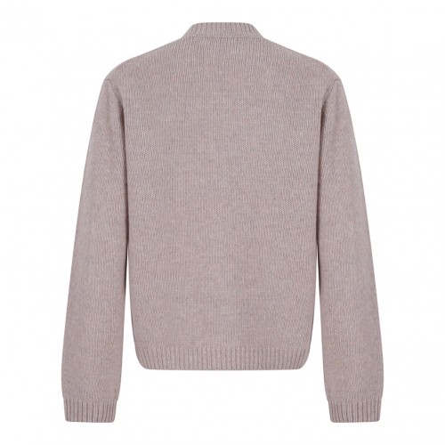 Long-Sleeved Superfine Merino Wool Sweater 2