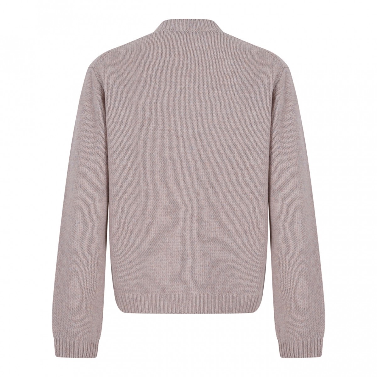Long-Sleeved Superfine Merino Wool Sweater