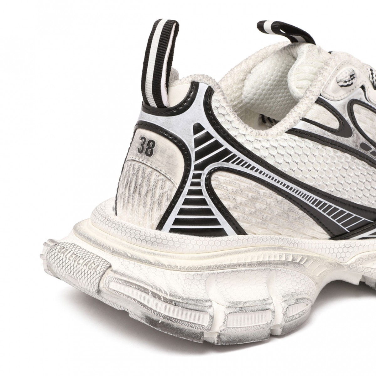 Egg Shell and Black 3XL Sneakers With Inserts