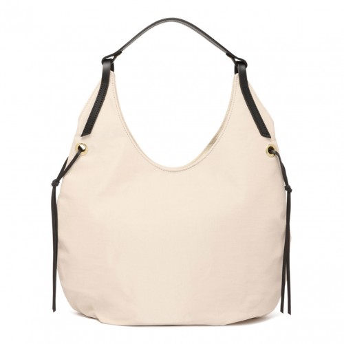 Cream Sand Linen Tote Bag