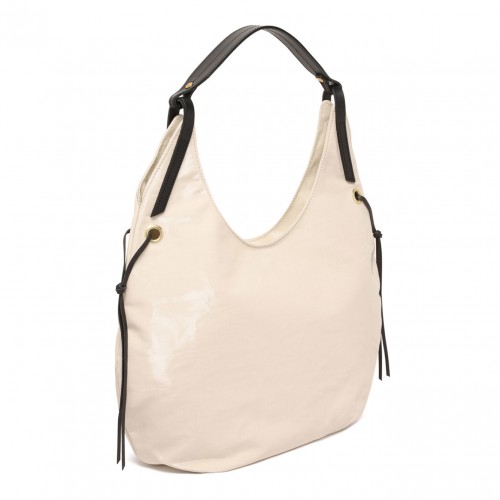 Cream Sand Linen Tote Bag