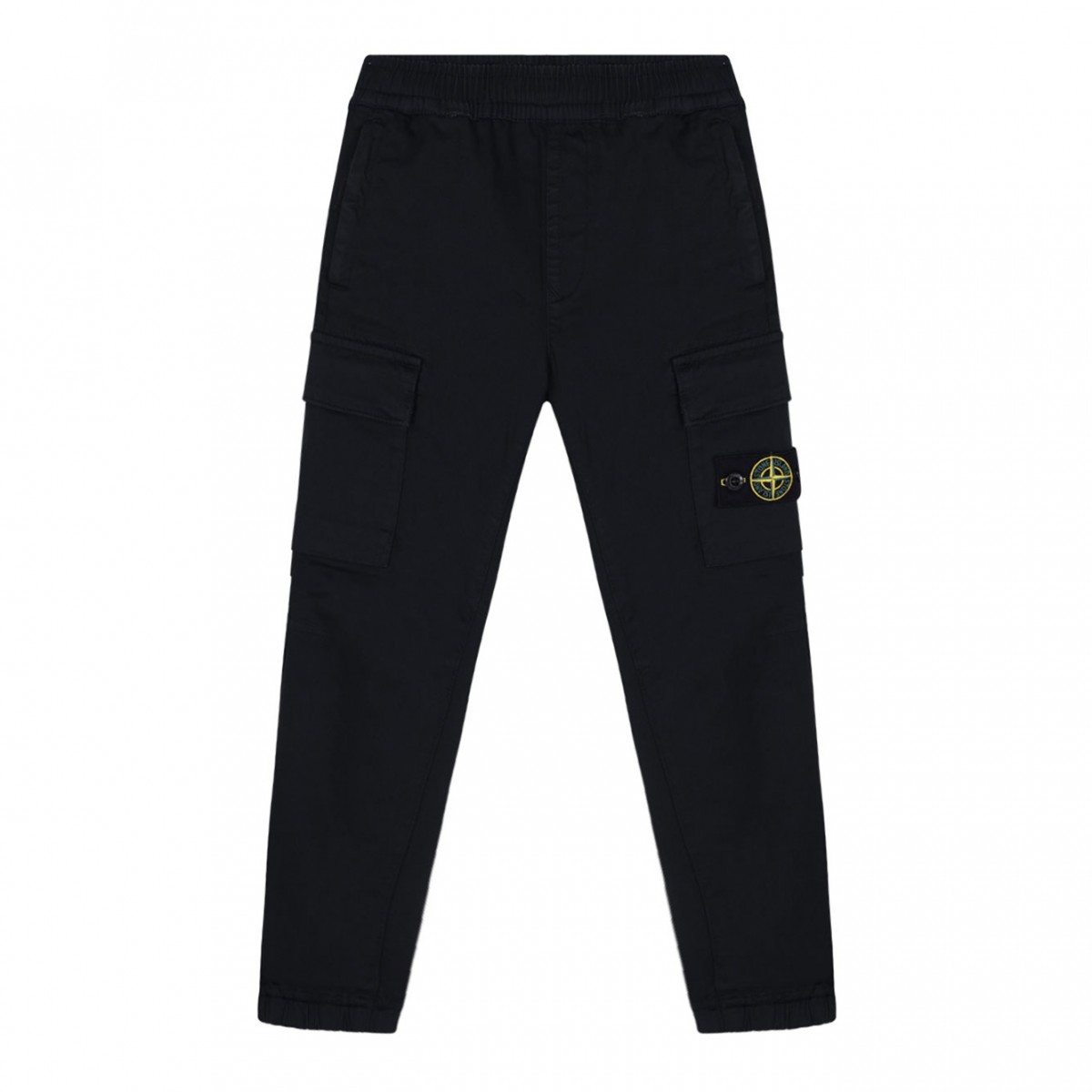 Black Logo Badge Trousers