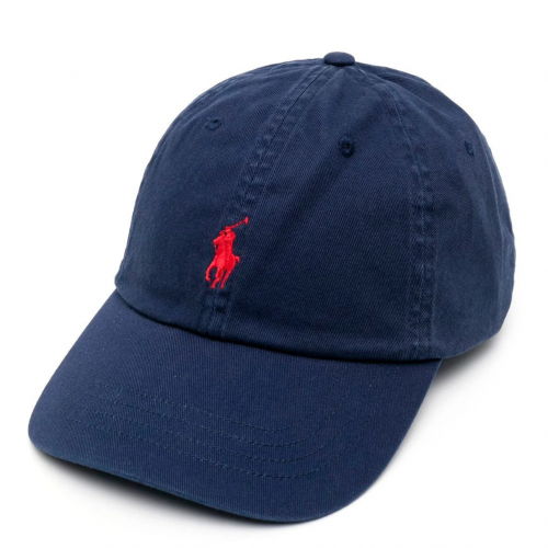 Navy Blue Logo Embroidered Classic Baseball Cap
