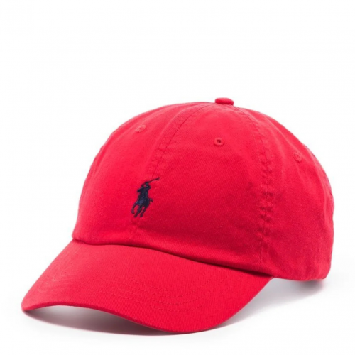 Red Logo Embroidered Classic Baseball Cap