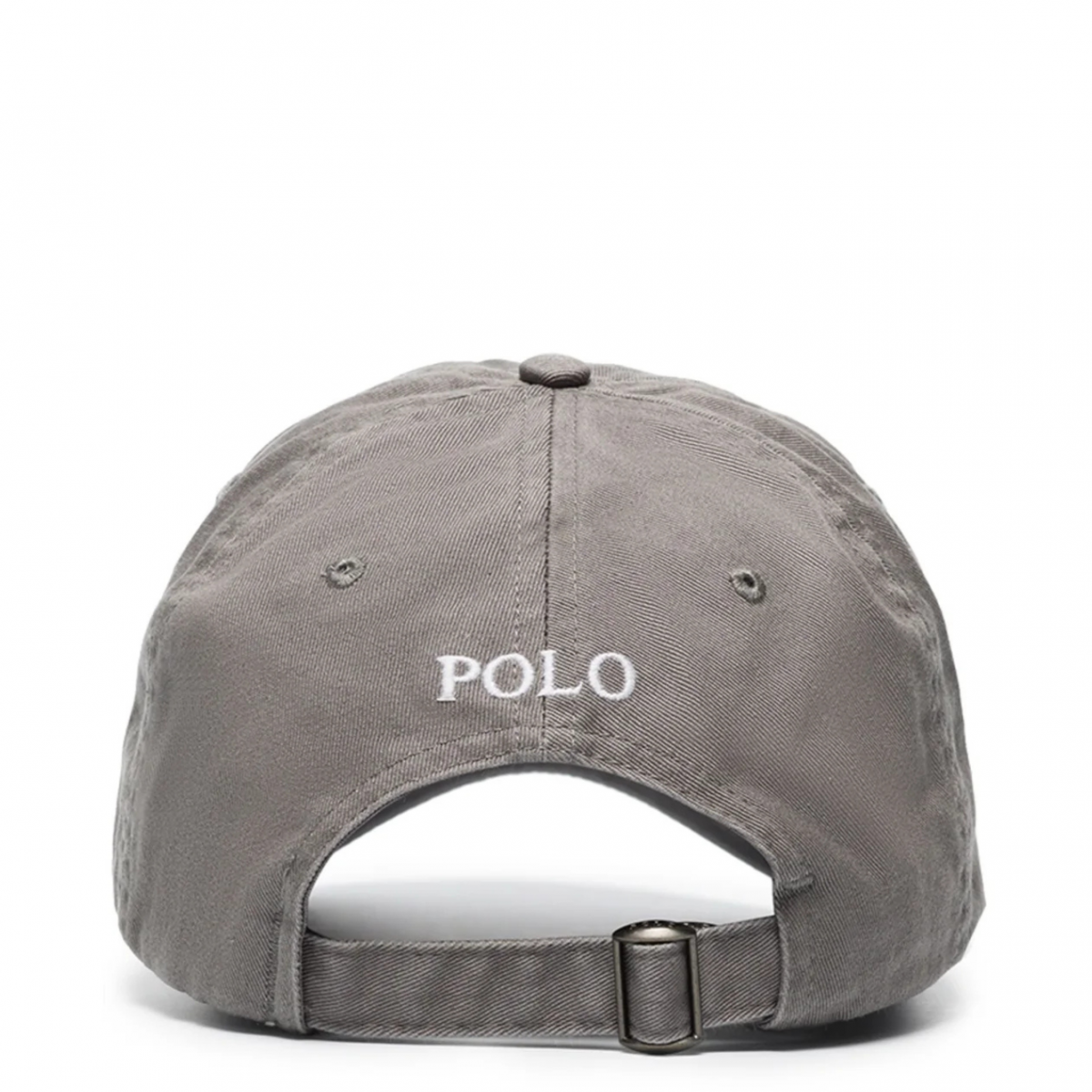 Grey Logo Embroidered Classic Baseball Cap