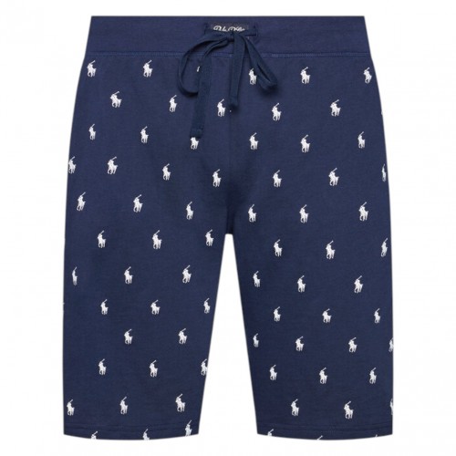 Cruise Navy Logo Print Pajama Shorts