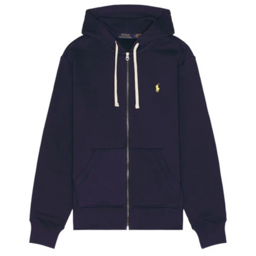 Cruise Navy Logo Print Hoodie