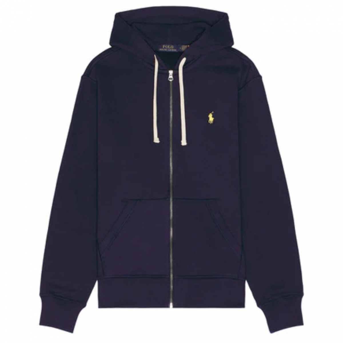 Cruise Navy Logo Print Hoodie