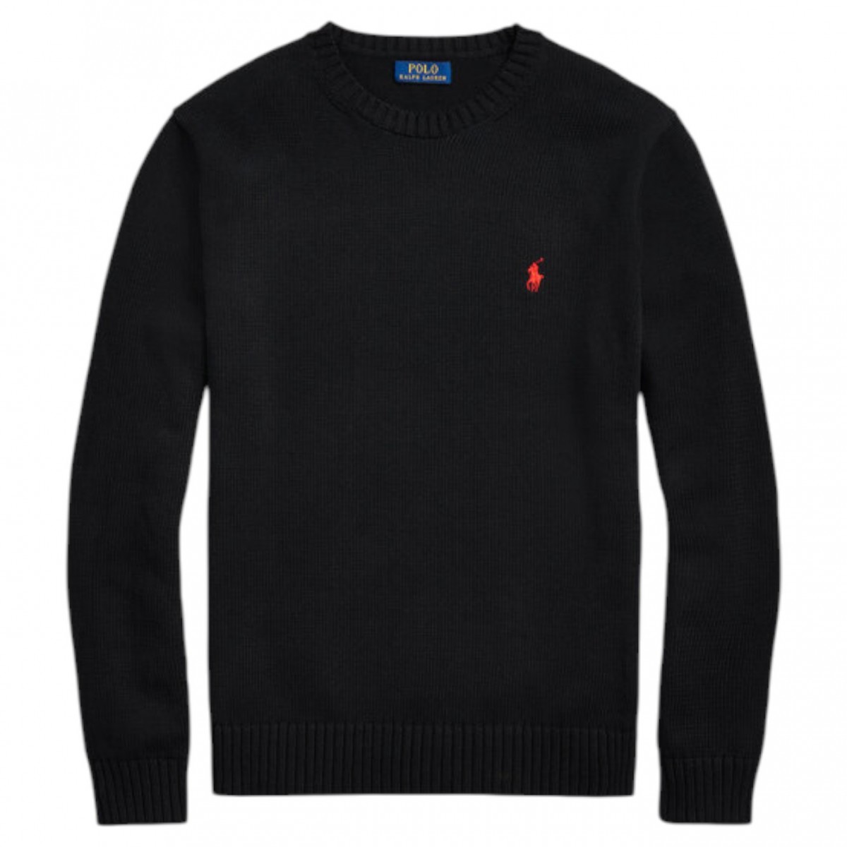 Black Cotton Sweater