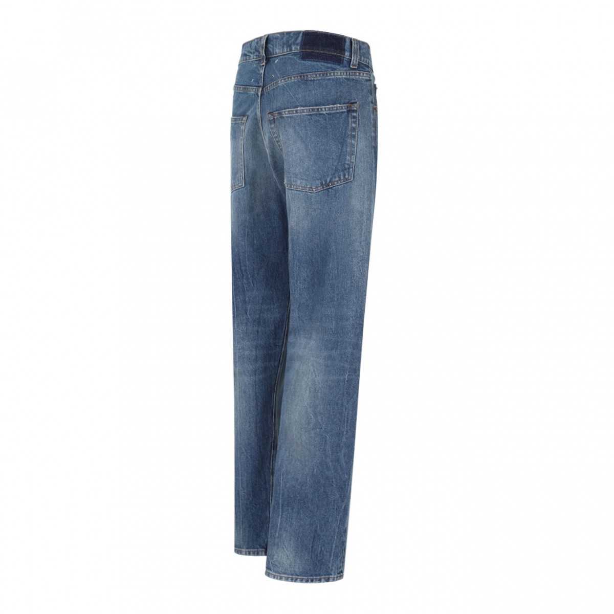 Vintage Medium Blue Tapered Leg Jeans