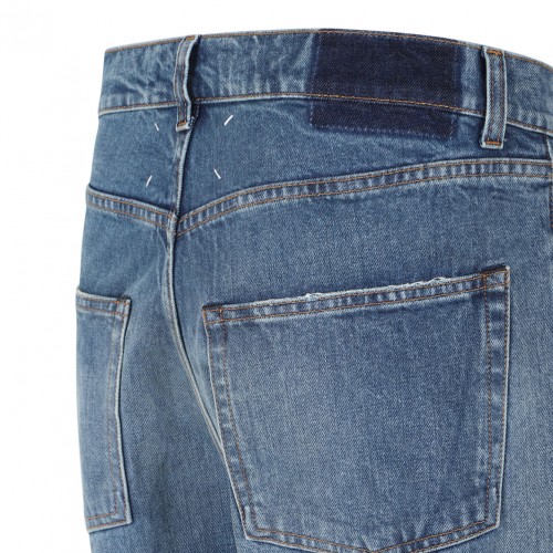 Vintage Medium Blue Tapered Leg Jeans