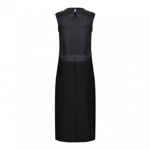 Melange Carbon Panelled Midi Dress 2