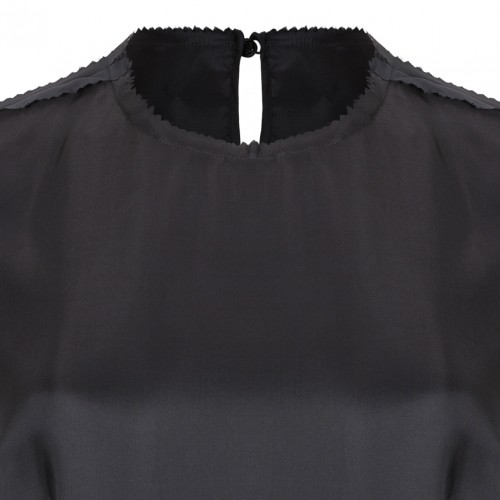 Melange Carbon Panelled Midi Dress