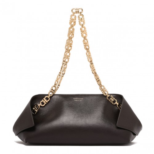 Brown Scarf XS Shoulder Bag