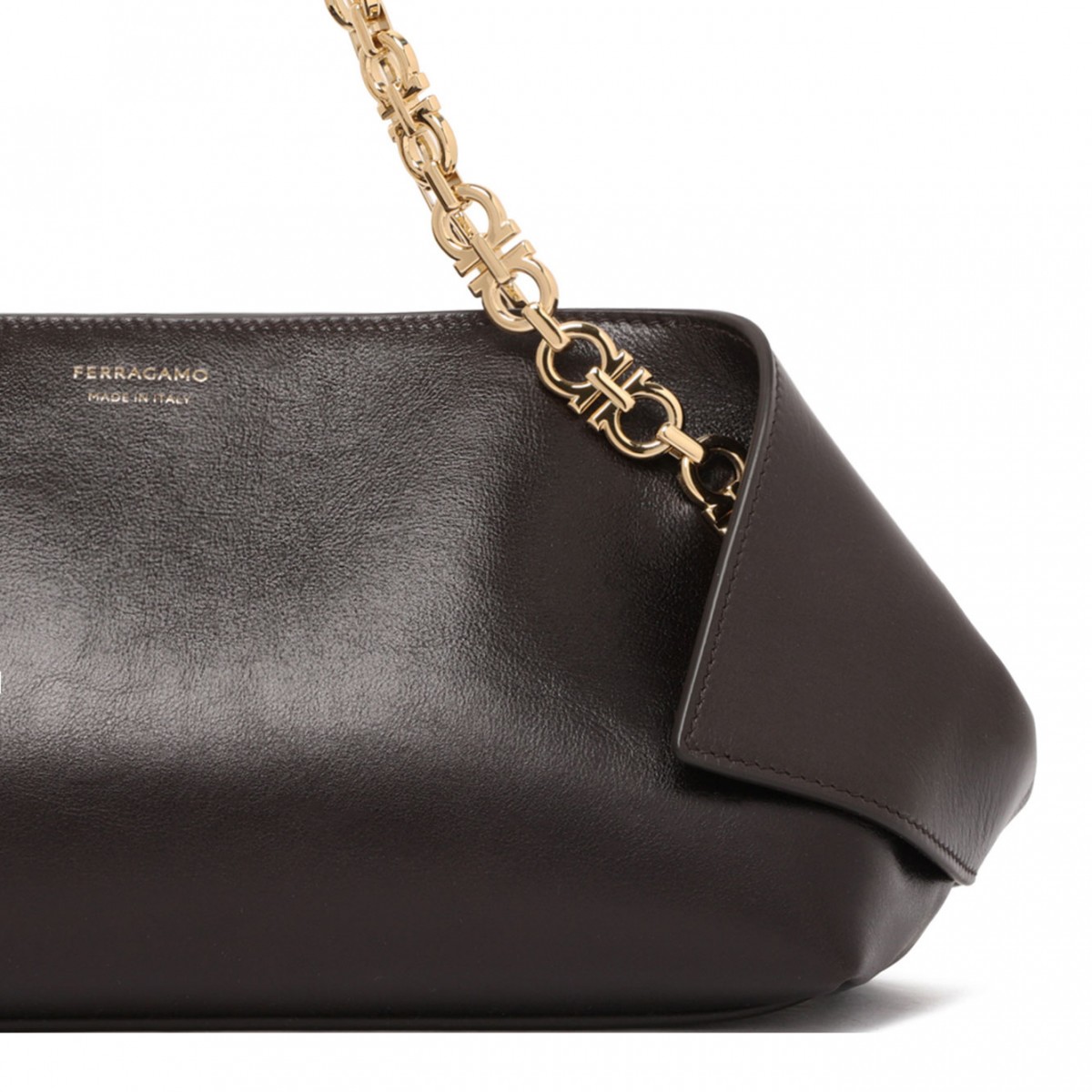 Brown Scarf XS Shoulder Bag