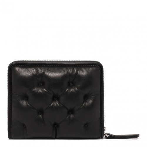 Black Glam Slam Quilted Wallet Small