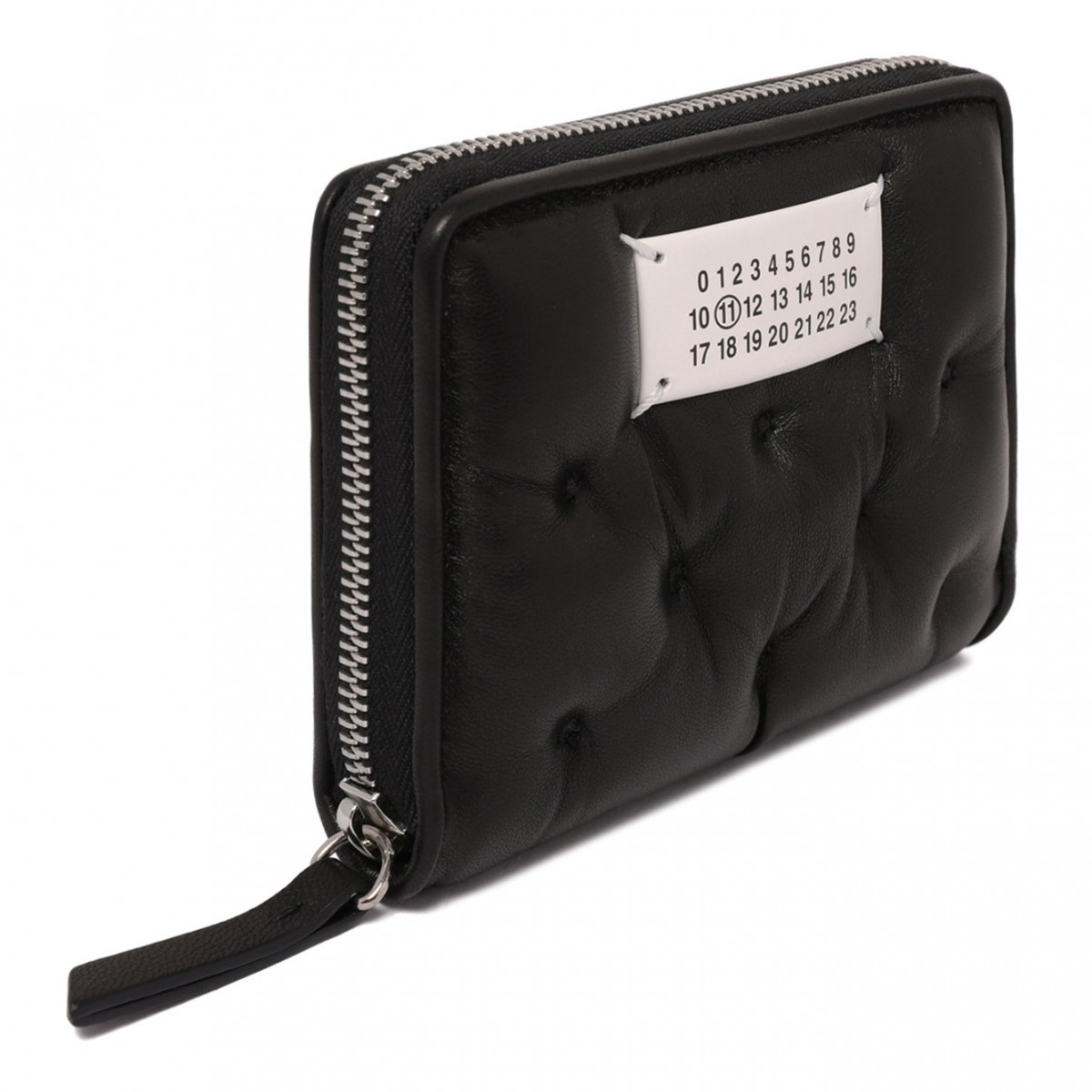 Black Glam Slam Quilted Wallet Small