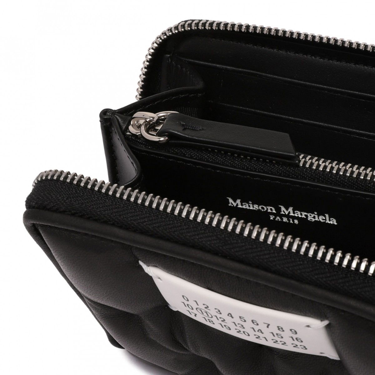 Black Glam Slam Quilted Wallet Small