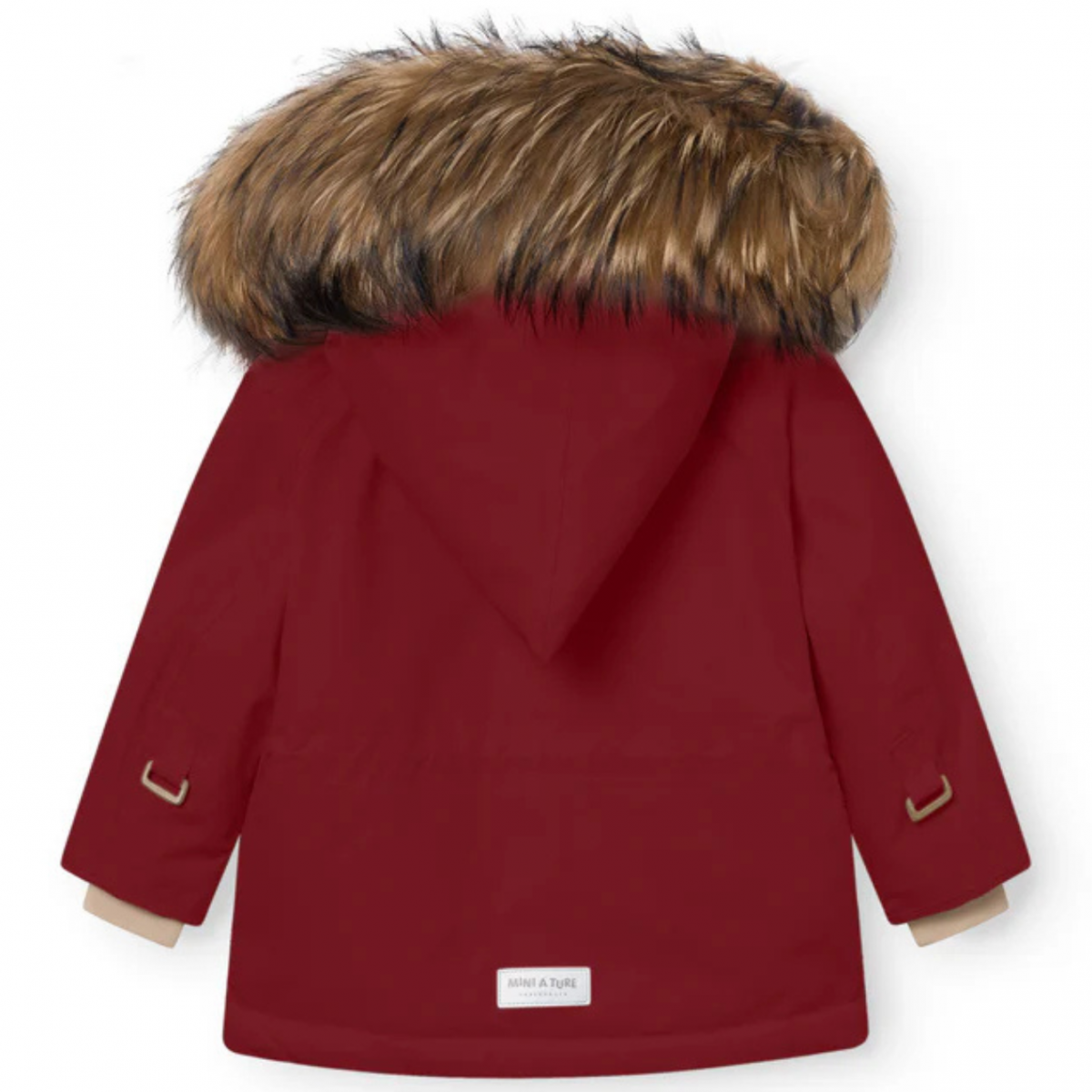 Red Merlot MATWANG Fleece Lined Winter Jacket