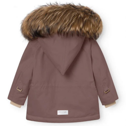 Peppercorn Plum MATWANG Fleece Lined Winter Jacket