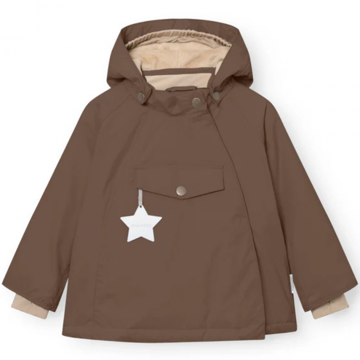 Chestnut Brown MATWANG Fleece Lined Winter Jacket