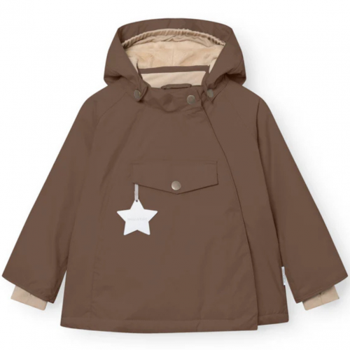 Chestnut Brown MATWANG Fleece Lined Winter Jacket